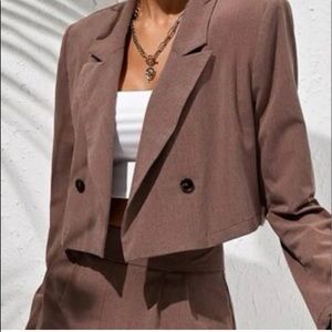 SHEIN cropped blazer